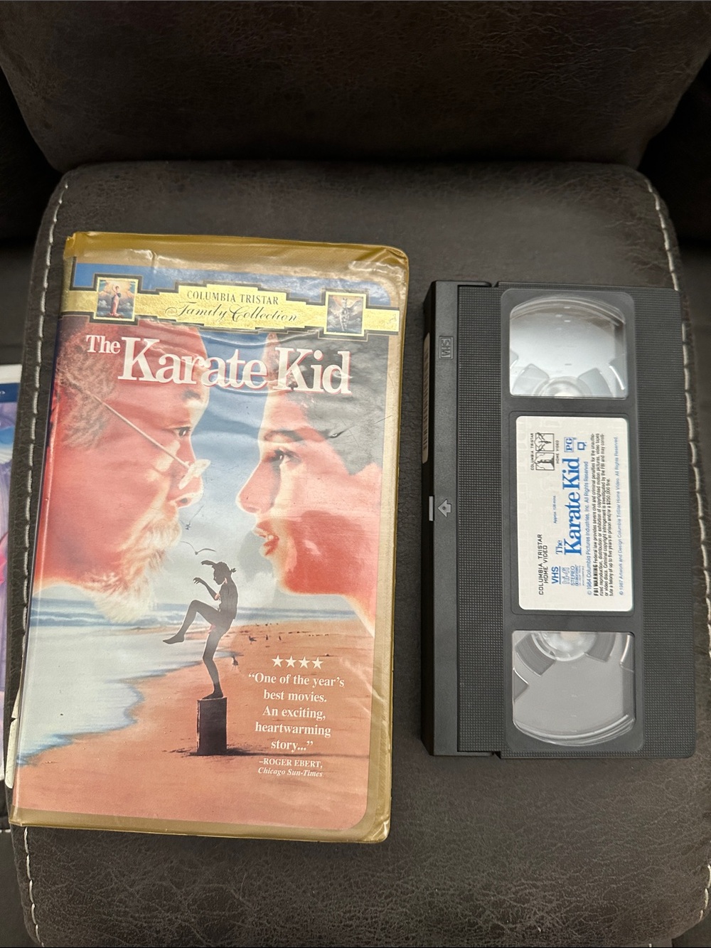 The Karate Kid VHS Tape - Black